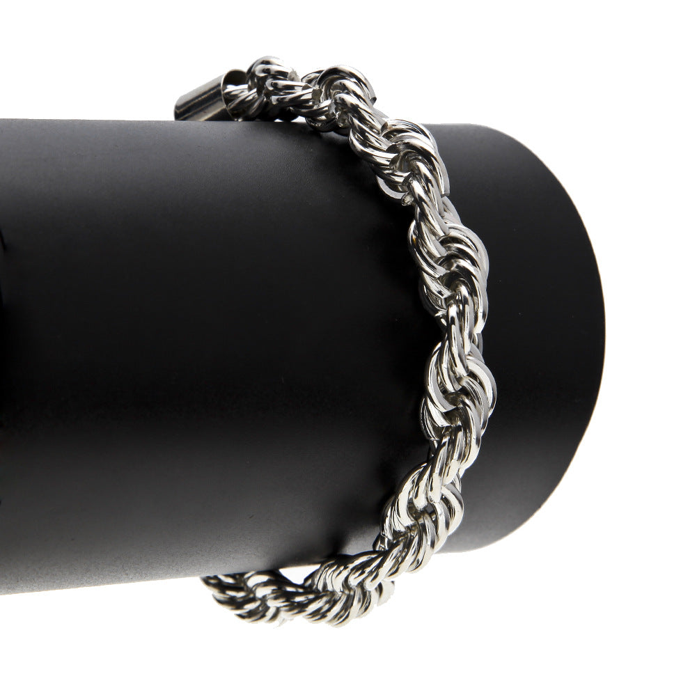 Trend Twisted String Chain High Quality Gold-plated Twist Bracelet