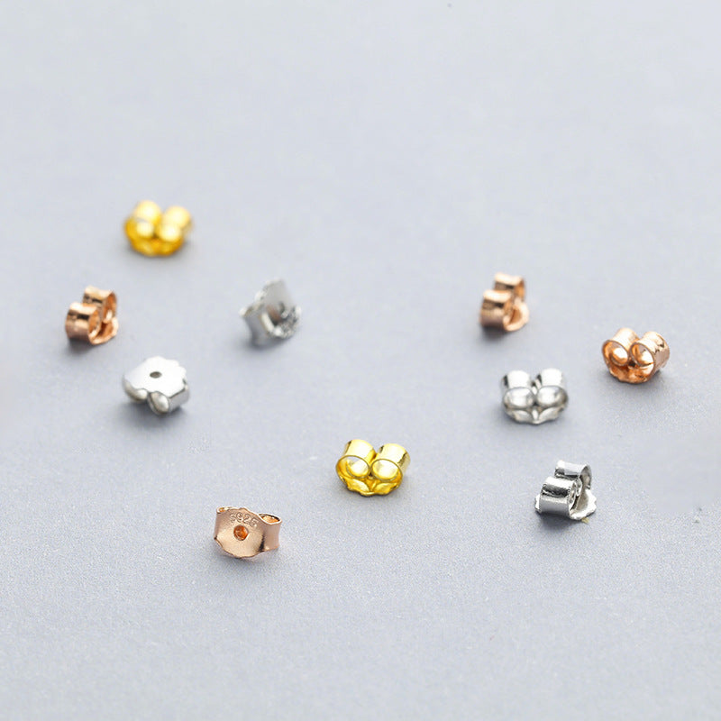 Sier Ear Earplugs Fashion Bar Back Korean Style Stud Earrings