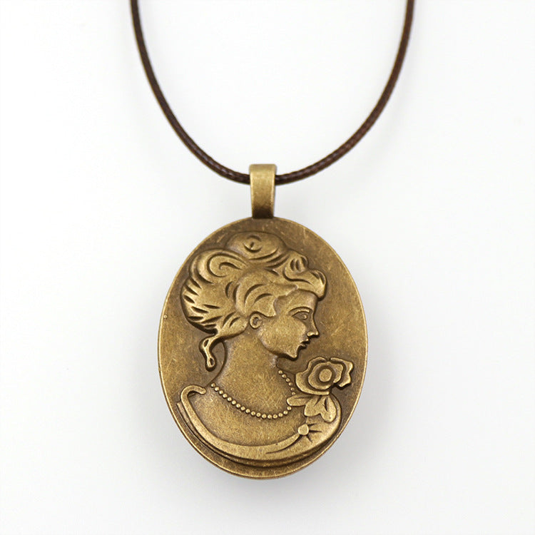 Sweater Chain Preserved Fresh Flower Plant Necklaces