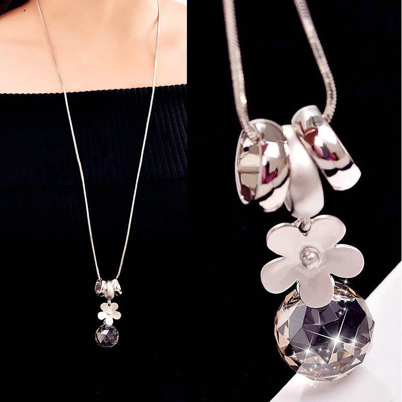Women's Classic Sweater Chain Long Clothes Accessories Necklaces