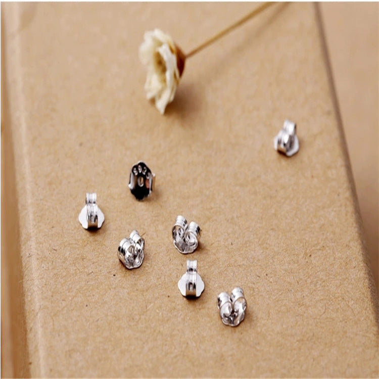 Sier Plating Gold Earplugs Earplug Ear Clip Stud Earrings