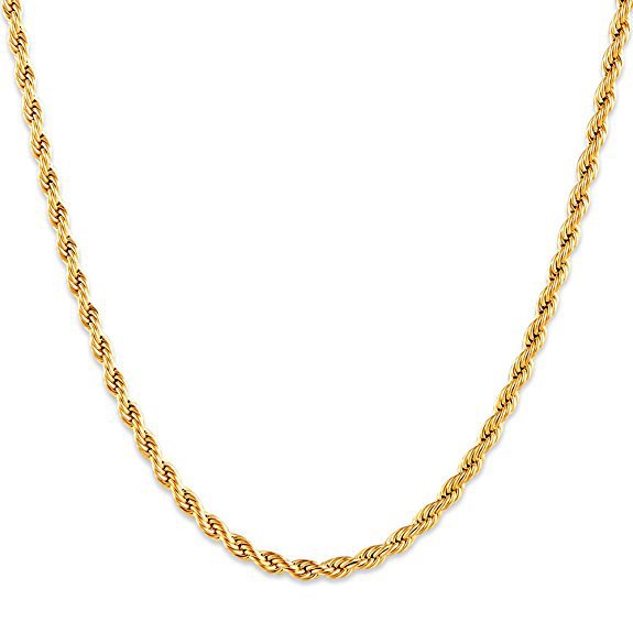 Men's Long Korean Hemp Flowers Chain Sier Necklaces