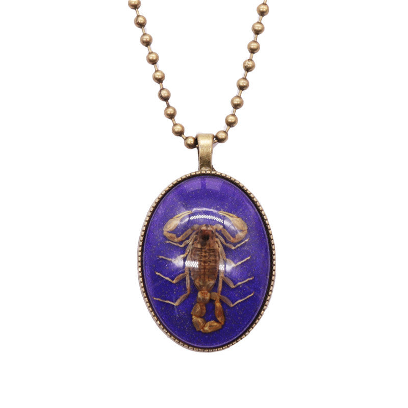 Amber Ornament Creative Luminous Stone Resin Necklaces