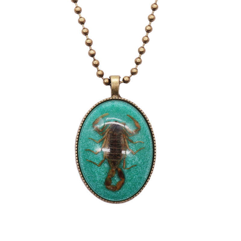Amber Ornament Creative Luminous Stone Resin Necklaces
