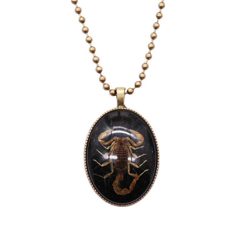Amber Ornament Creative Luminous Stone Resin Necklaces