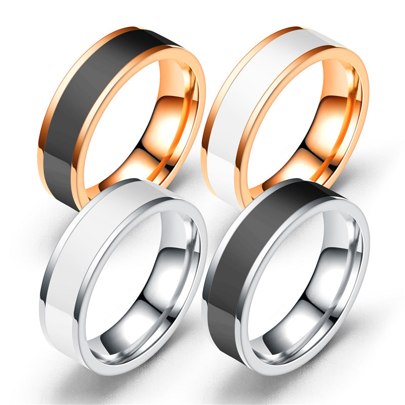 Fashion Stainless Steel Magic Glue Cheap Rings