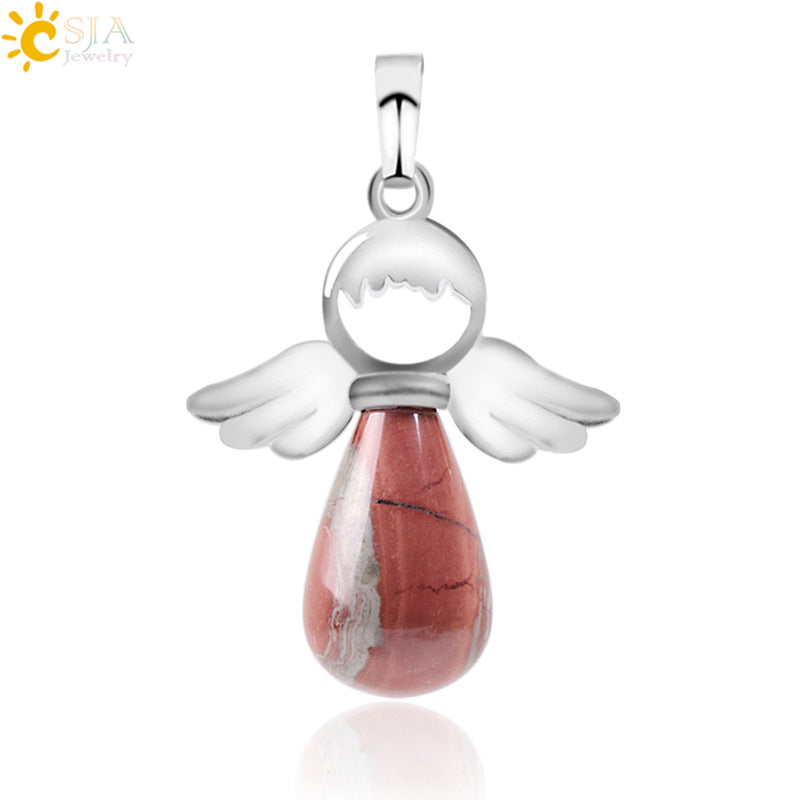 Head Jewelry Drop-shaped Crystal Creative Female Angel Pendants