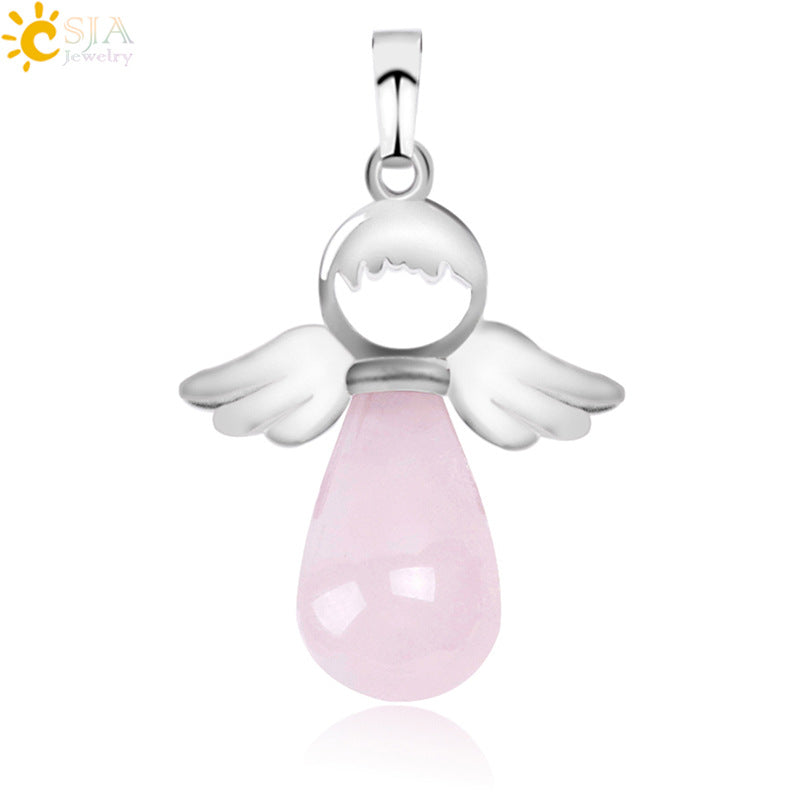 Head Jewelry Drop-shaped Crystal Creative Female Angel Pendants