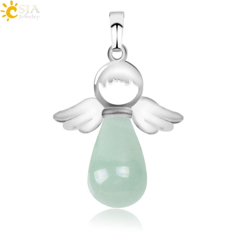Head Jewelry Drop-shaped Crystal Creative Female Angel Pendants