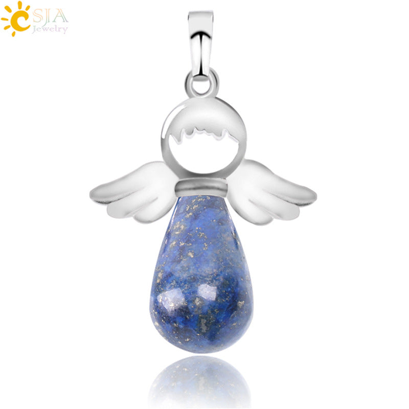Head Jewelry Drop-shaped Crystal Creative Female Angel Pendants