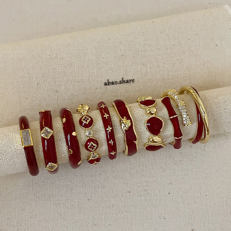 Open Collection Female Personality Fashion Exquisite Rings