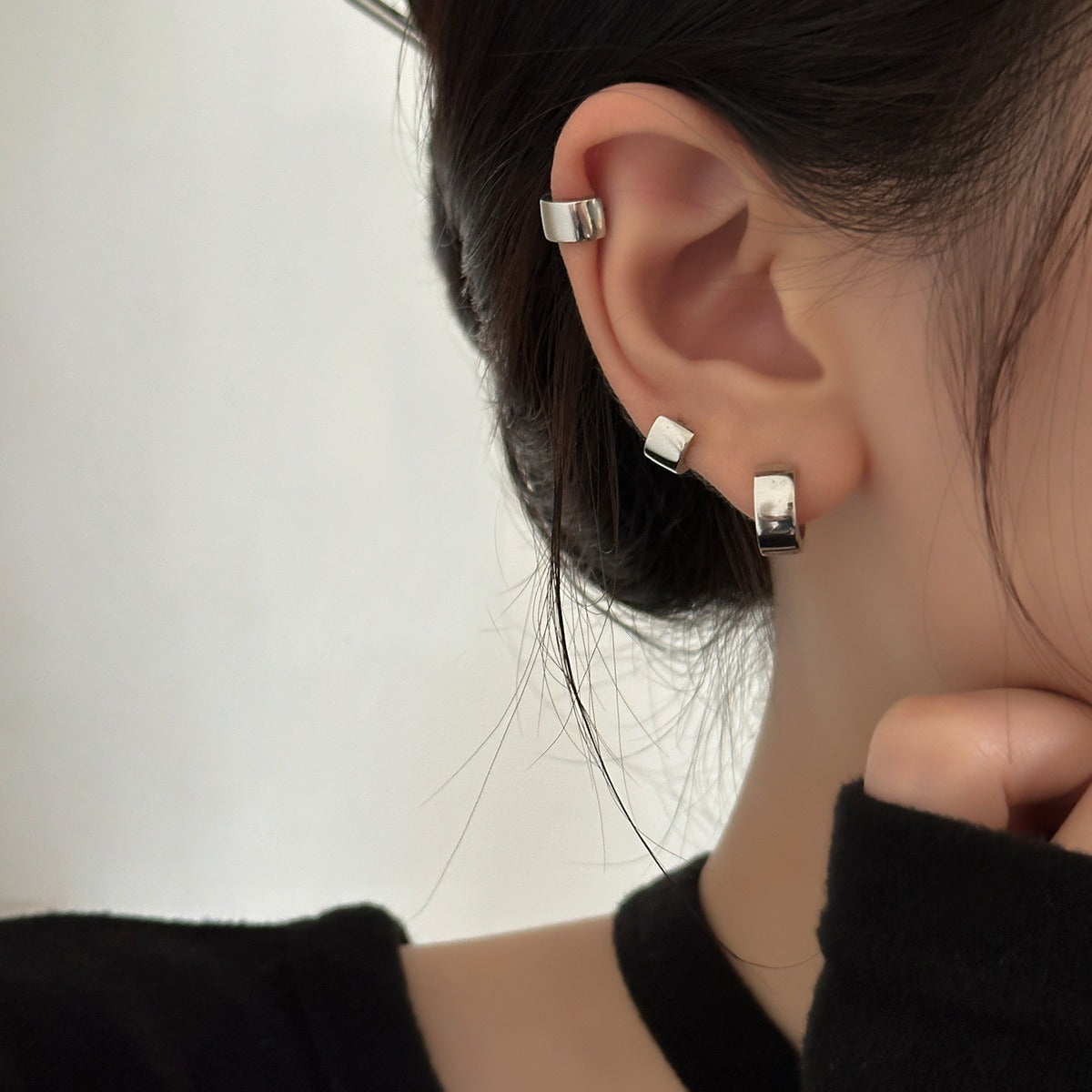 Female Exquisite Niche High Sense Ear Cold Rings