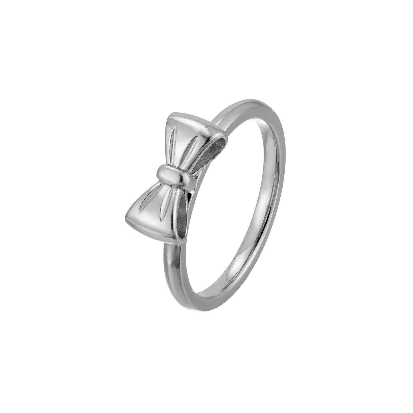 Bow Korean Style Affordable Luxury Fashion Unique Titanium Rings