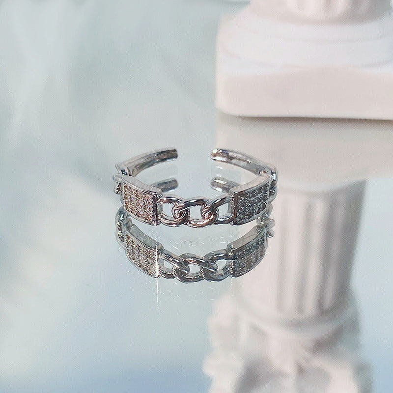 Twist Temperament Open Cold Style Personality Versatile Opening Rings