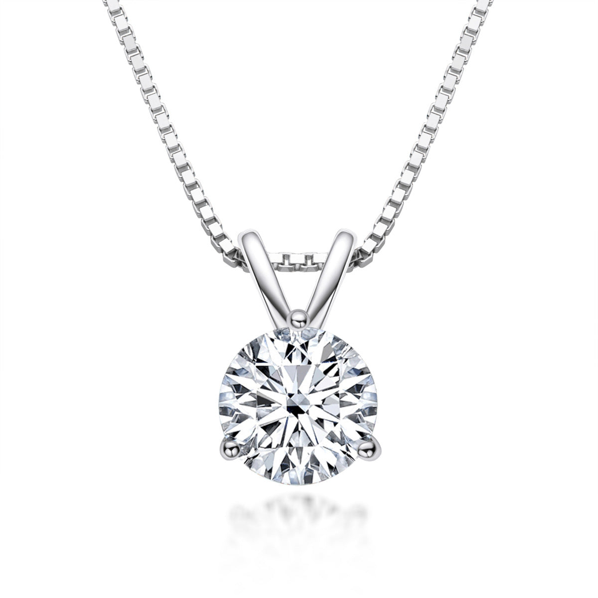 Luxury Trendy Moissanite High-grade Design Niche Sterling Sier Necklaces