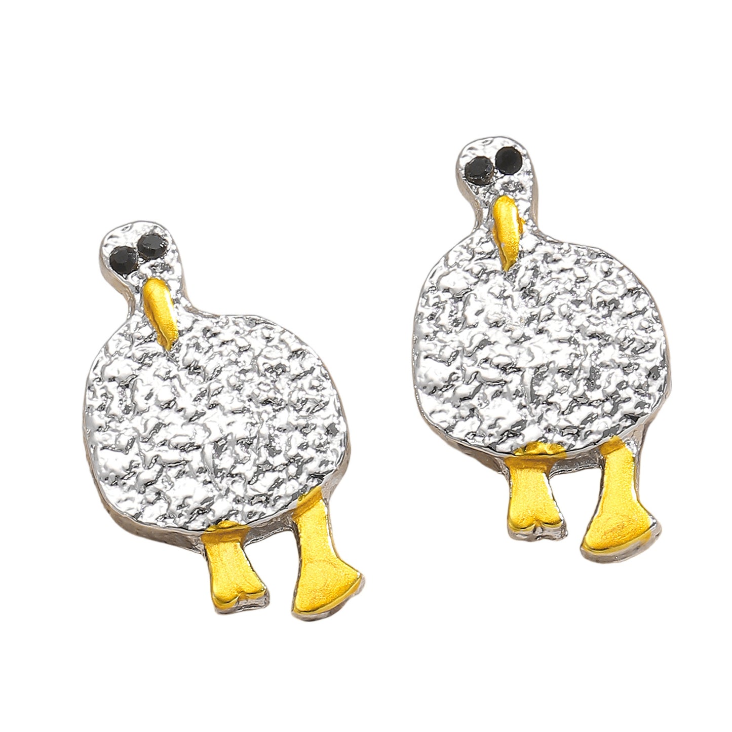 Personalized Creative Cartoon Bird Fashion Simple Stud Earrings