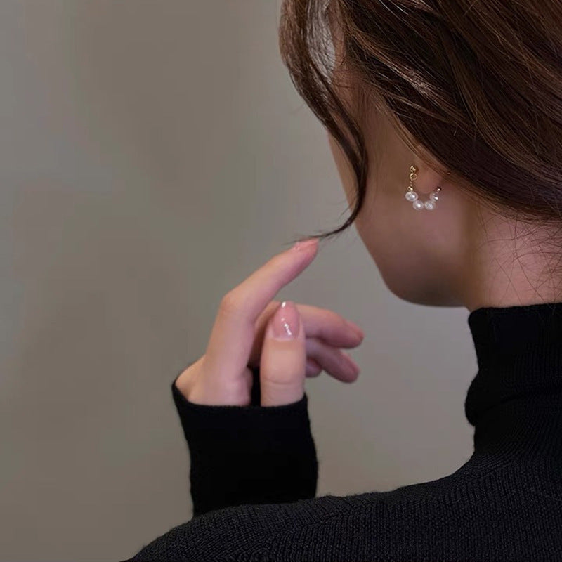 Women's French Elegant High-grade Light Luxury Spring Earrings