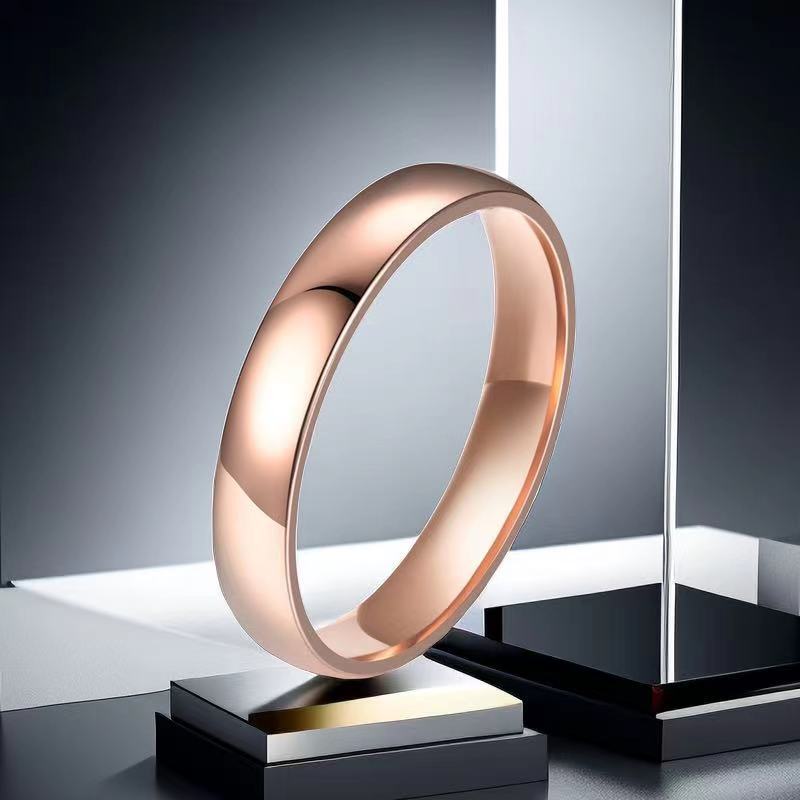 Steel Female Niche High-grade Light Luxury Titanium Rings