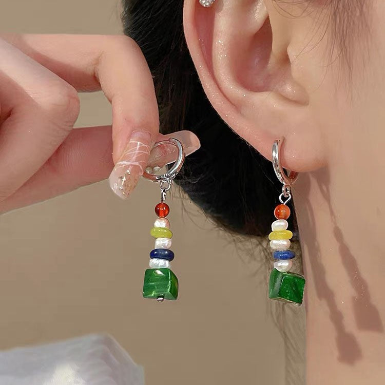 Circle Niche Design High-grade Cold Style Earrings