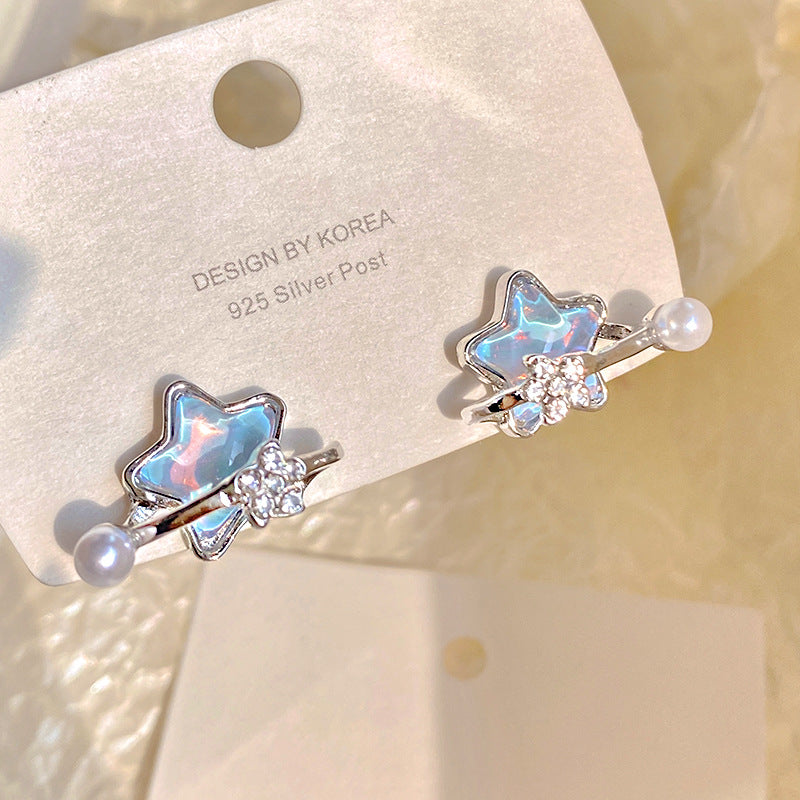 Starry Sky Korean Style High Sense Niche Temperament Earrings