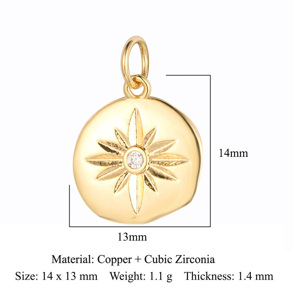 Kitten Puppy Eyes Copper Zircon Water Necklaces
