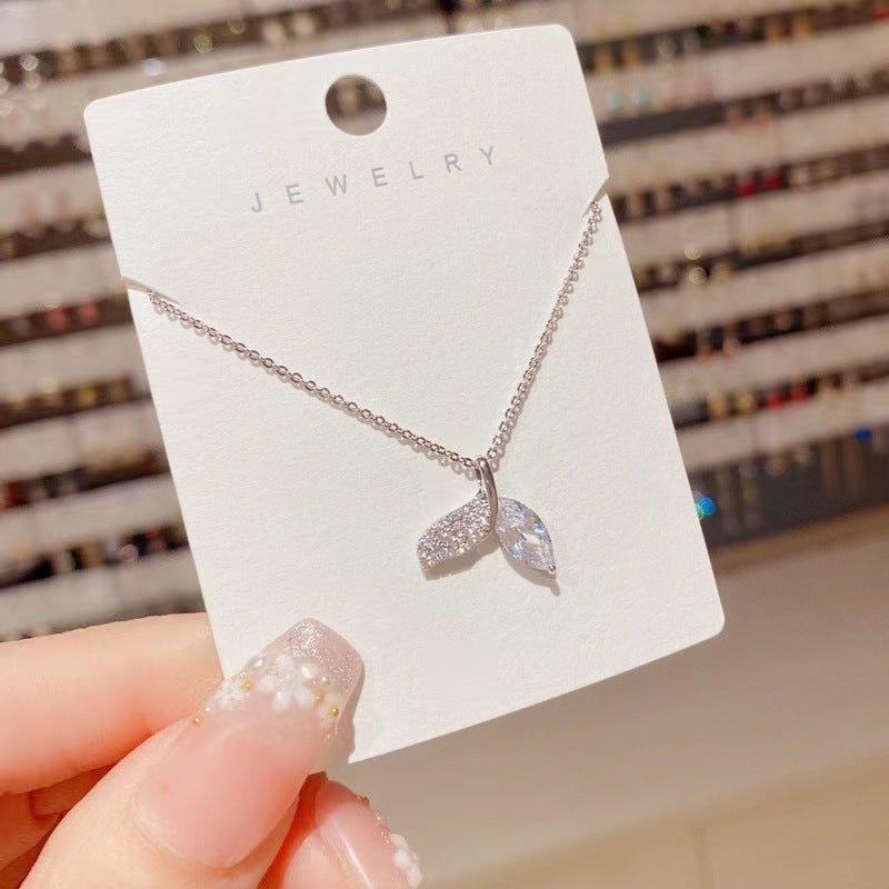 Shell Fishtail Light Luxury Minority Clavicle Chain Necklace