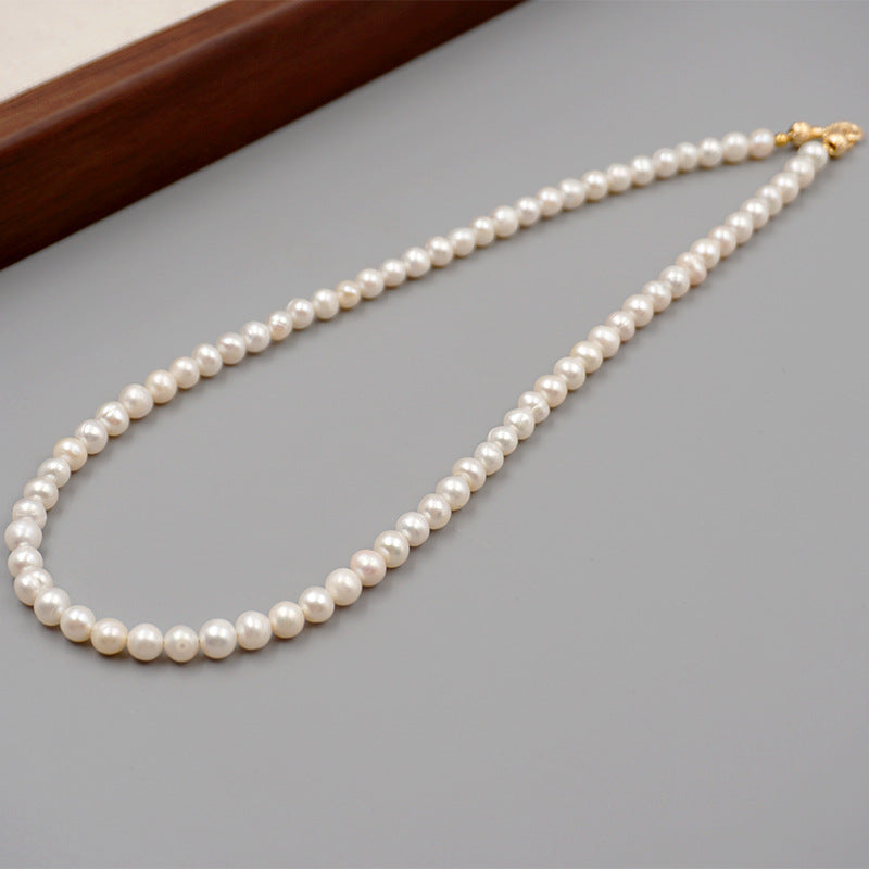 Simple Fashion Retro Nearly Round Beads Temperament Bracelets