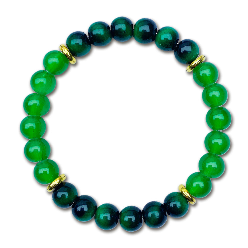 Green Tigereye Lucky Energy Attract Wealth Bracelets