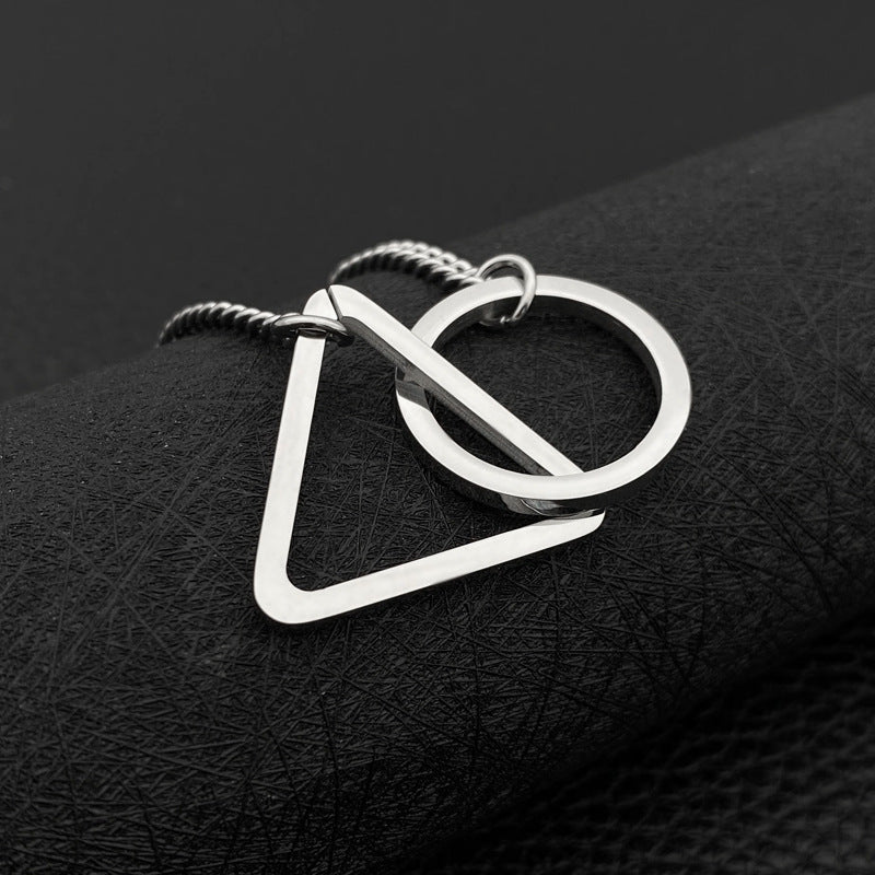Women's & Men's Fashion Fashionmonger Geometric Triangle Square Suit Pendants