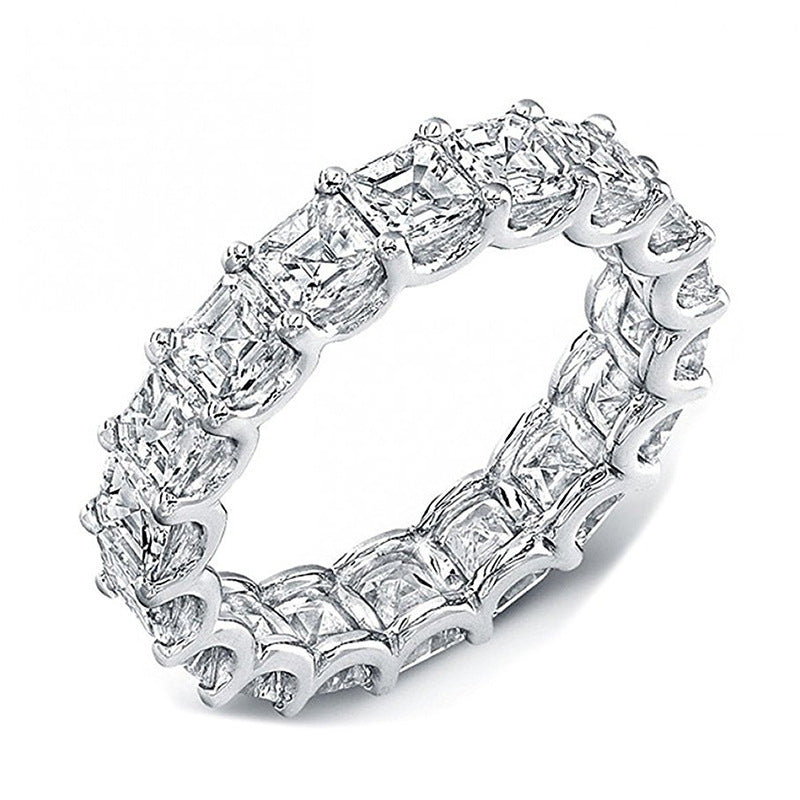 Casual Popular Zircon Inlaid Simple Female Rings