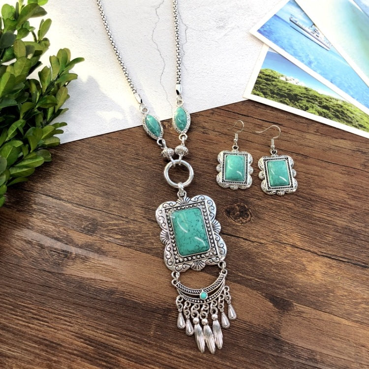 Style Tophus Bohemian Graceful Exaggerated Tassel Earrings