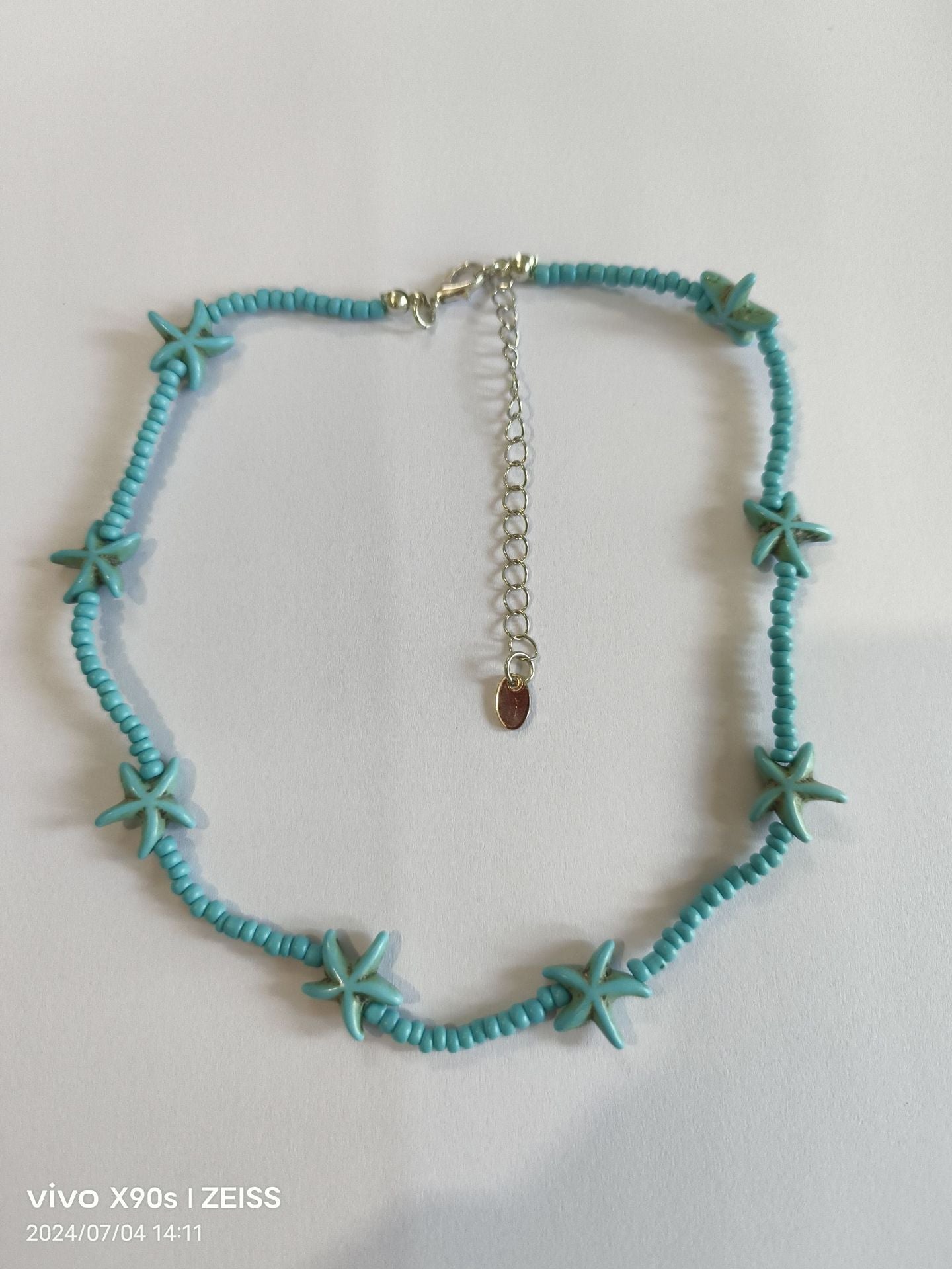 Personalized Starfish Beads Stringed Female Bohemian Beach Necklaces