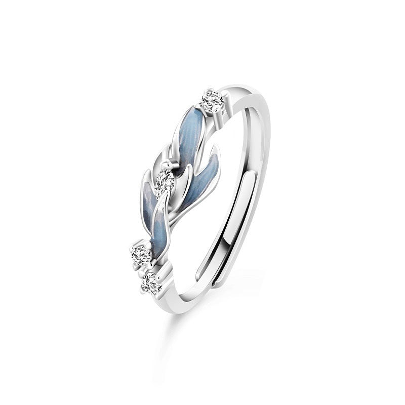 Women's & Men's Style Pair Simple Fashion Temperament Valentine's Day Rings