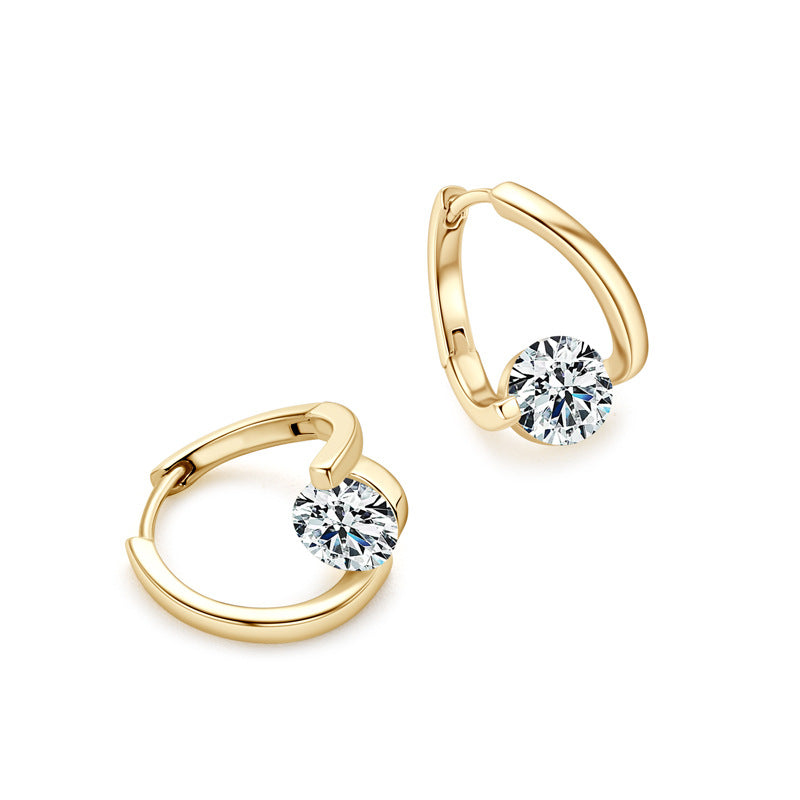 Elegant Irregular Ear Affordable Luxury Fashion Earrings
