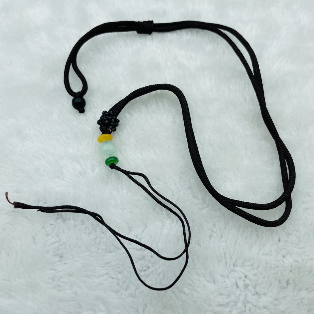 Women's & Men's Crystal Opal Safety Buckle Green Glossy Pendants