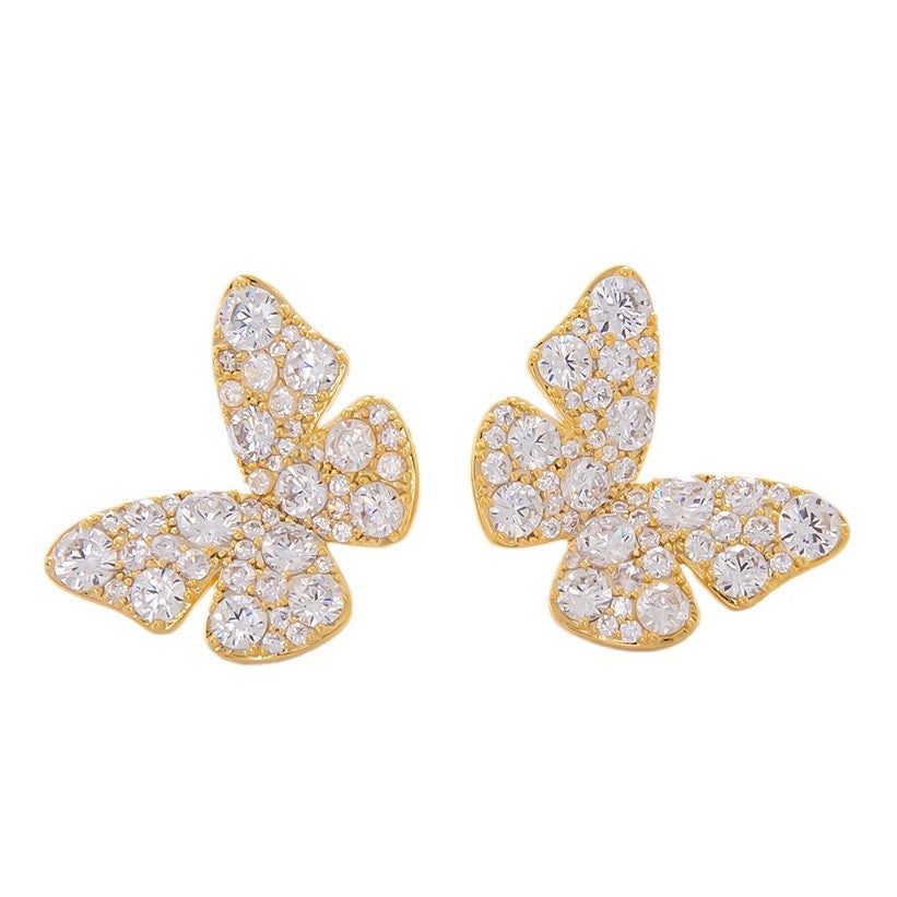 Sier Bow Copper Temperamental Personalized Ornament Earrings