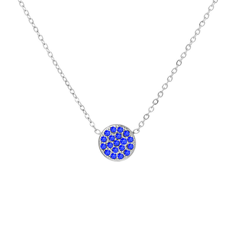 Luxury Full Diamond Versatile Small Titanium Steel Necklaces