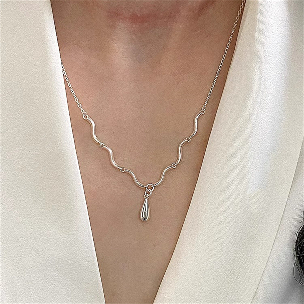 Women's Everyday Joker Sterling Sier Aquamarine Butterfly Necklaces