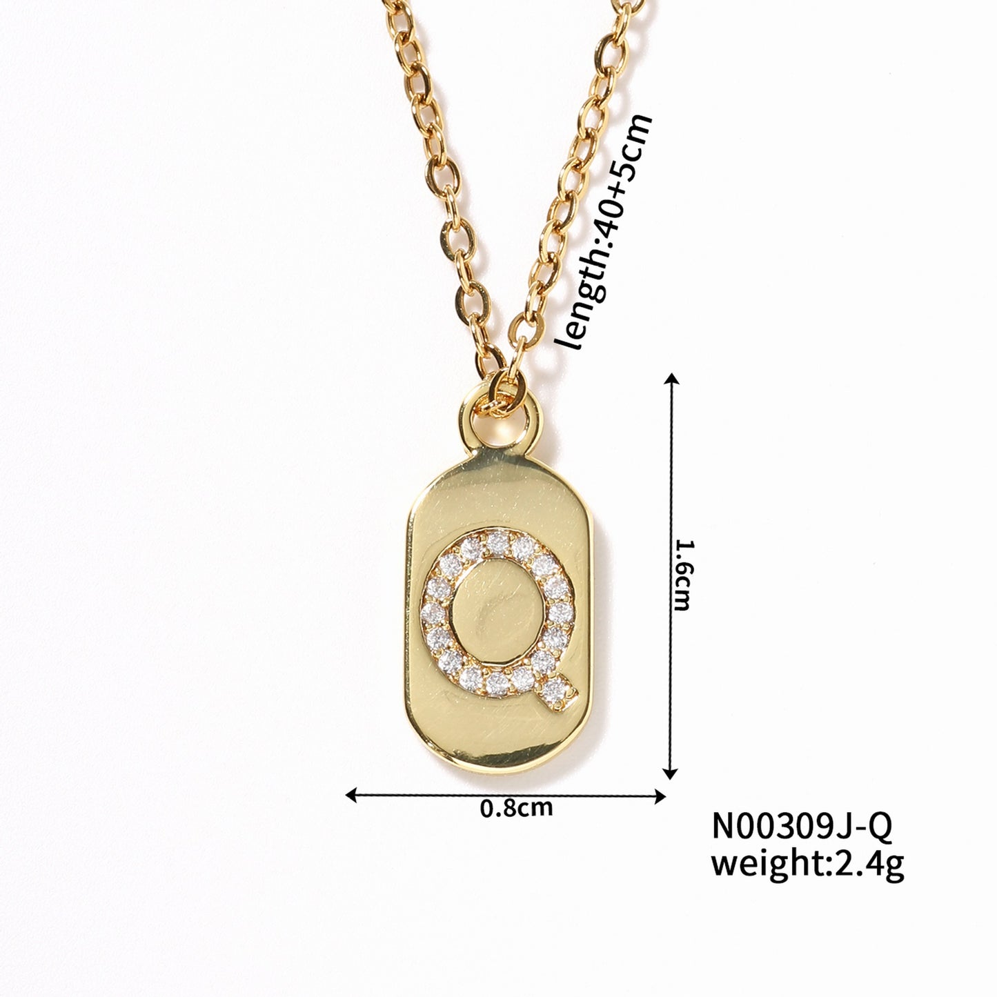 Best-selling English Letter Style Light Luxury Necklaces