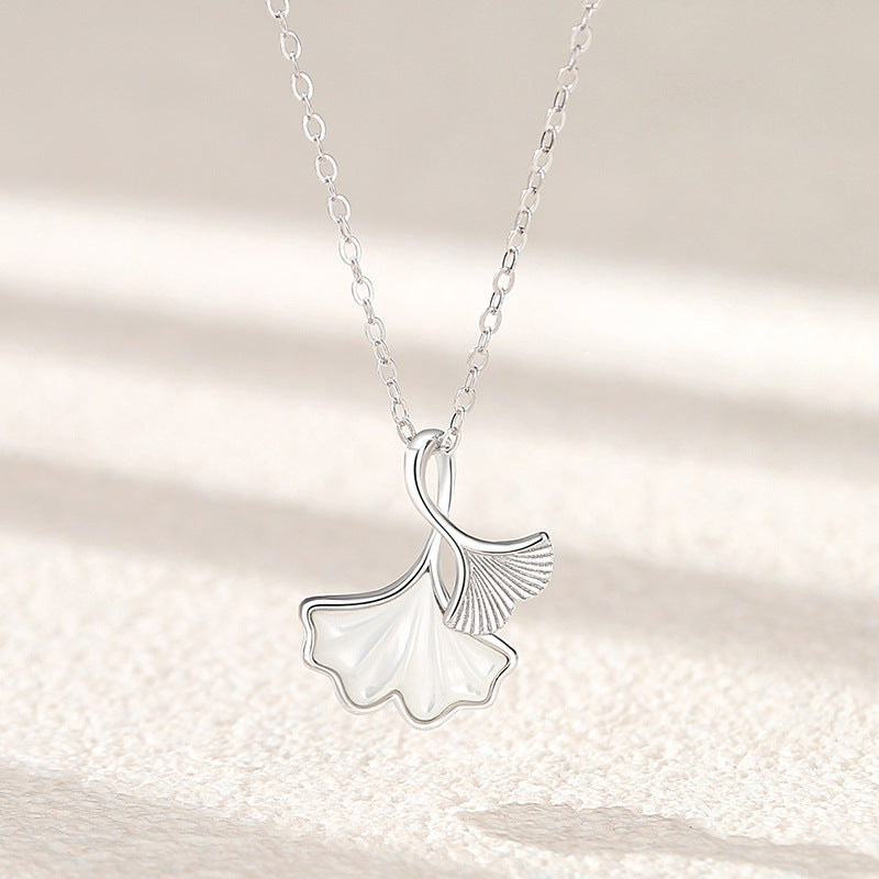 Mori Style White Shell Clavicle Chain Necklaces