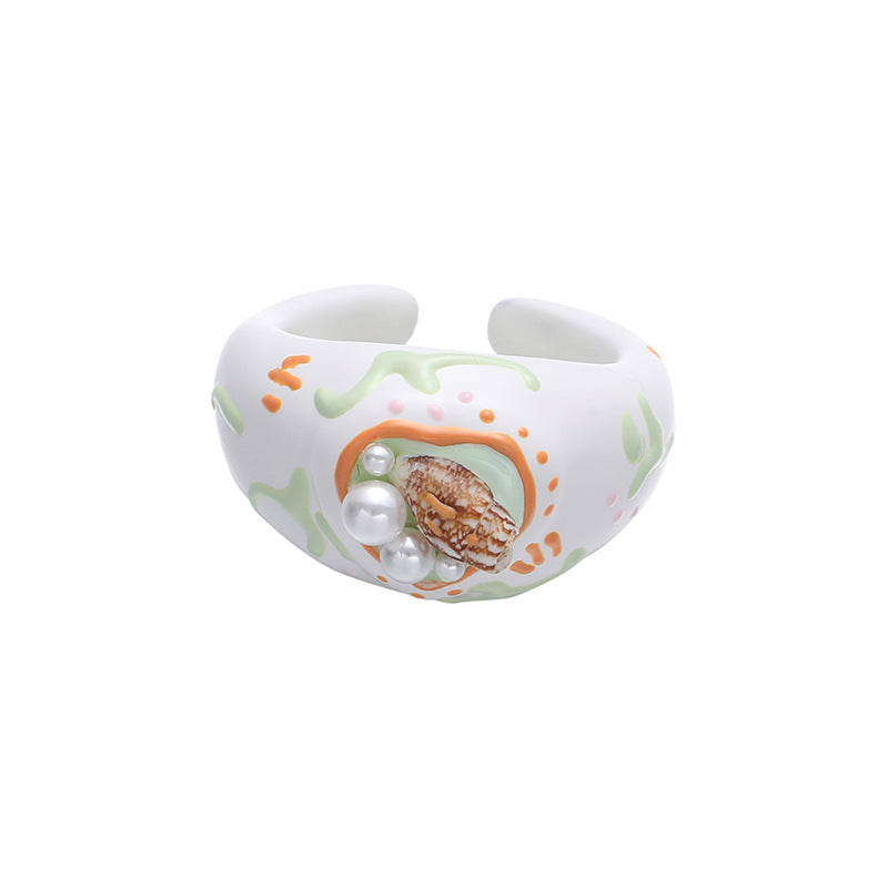 Female Affordable Luxury Style High-grade Drop Oil Rings