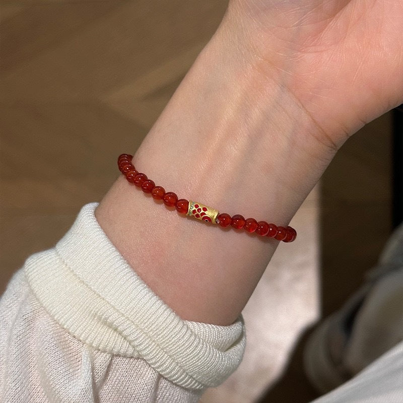 Women's Small Pieces Of Amethyst Simple Handmade Necklaces