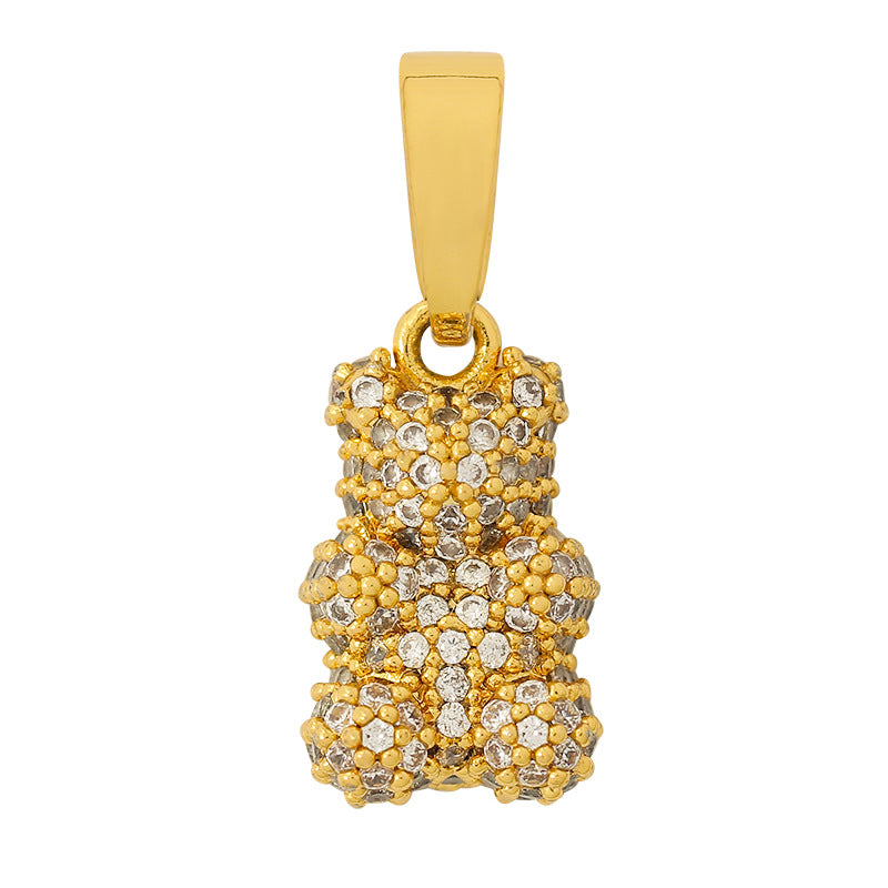 Niche High-grade Light Luxury Heart-shaped Golden Pendants