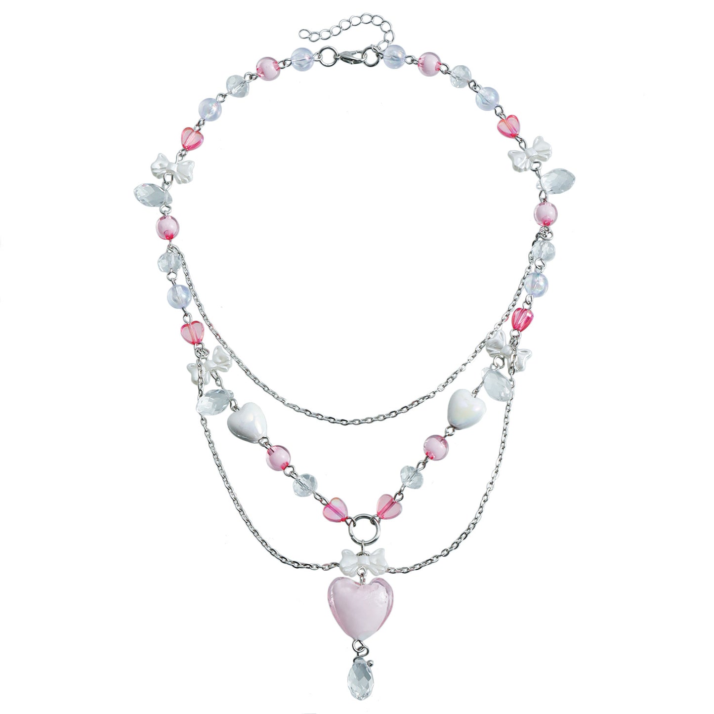 Ornament Hot Beaded Niche Love Imitation Necklaces