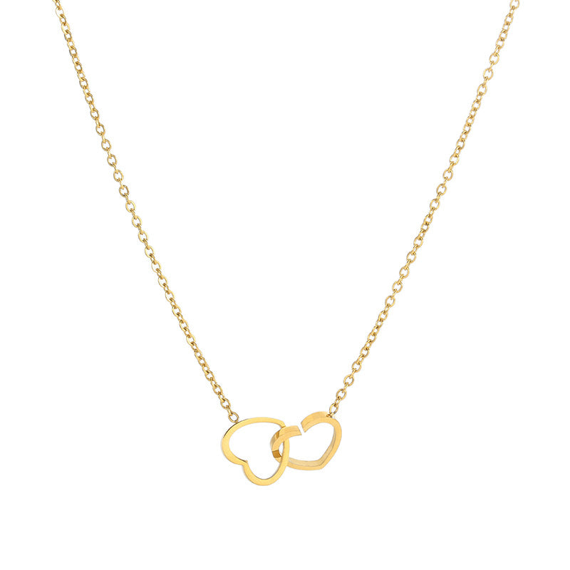 Luxury Minority Design Female Clavicle Chain Titanium Necklaces