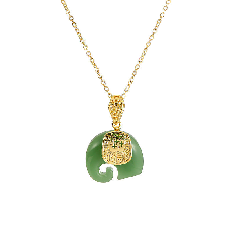 Female Auspicious Fortune Meaning Minority Fashion Design Necklaces