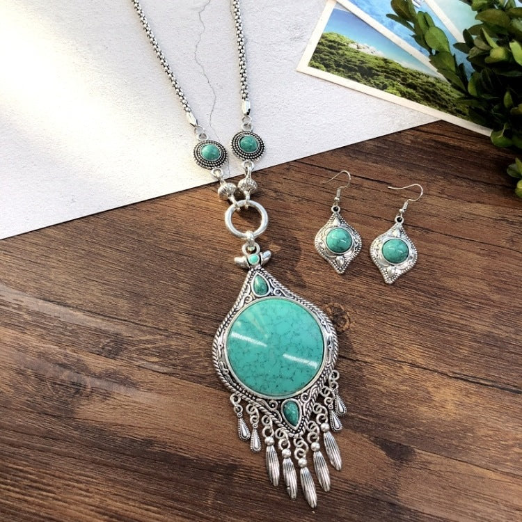Style Tophus Bohemian Graceful Exaggerated Tassel Earrings