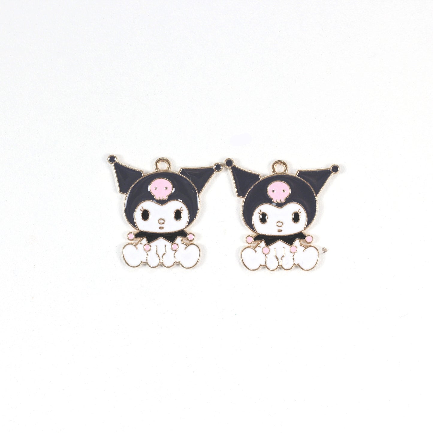 Dragon Double Evil Alloy Drop Oil Pendants