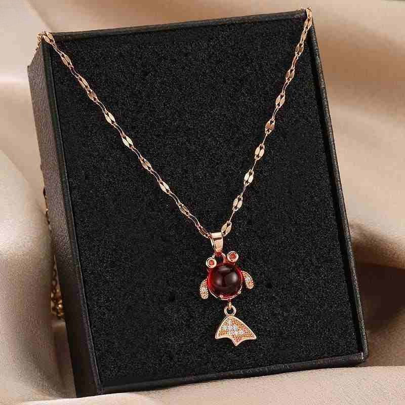 Lucky Bag Titanium Steel No Fading Necklaces