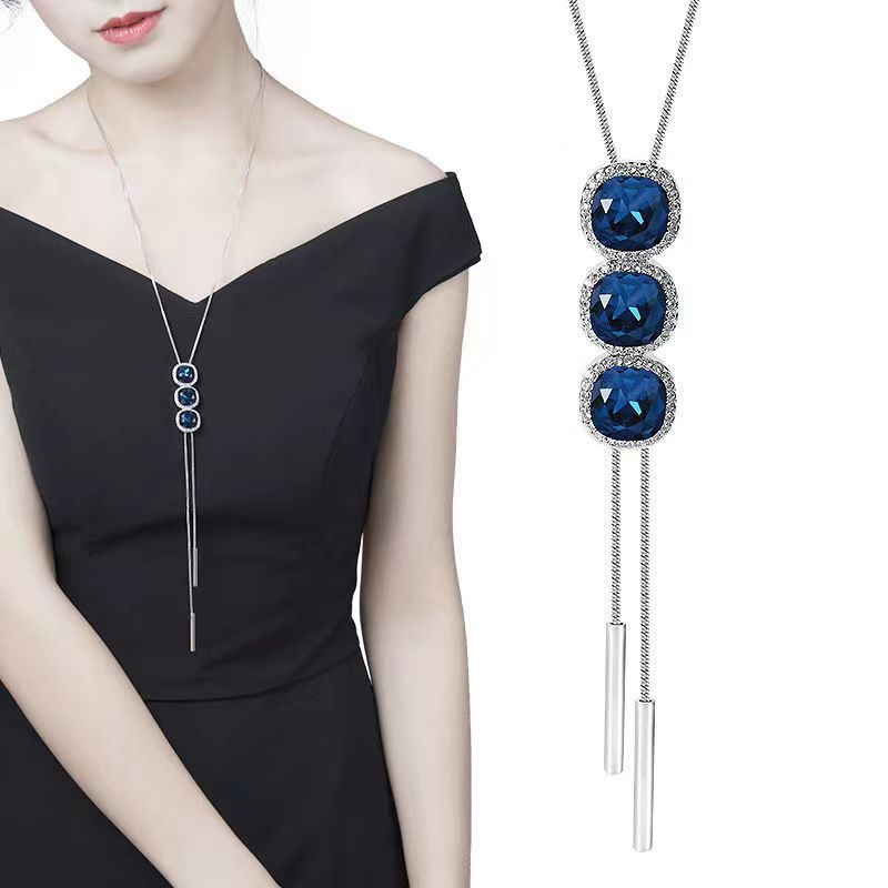 Women's Classic Sweater Chain Long Clothes Accessories Necklaces